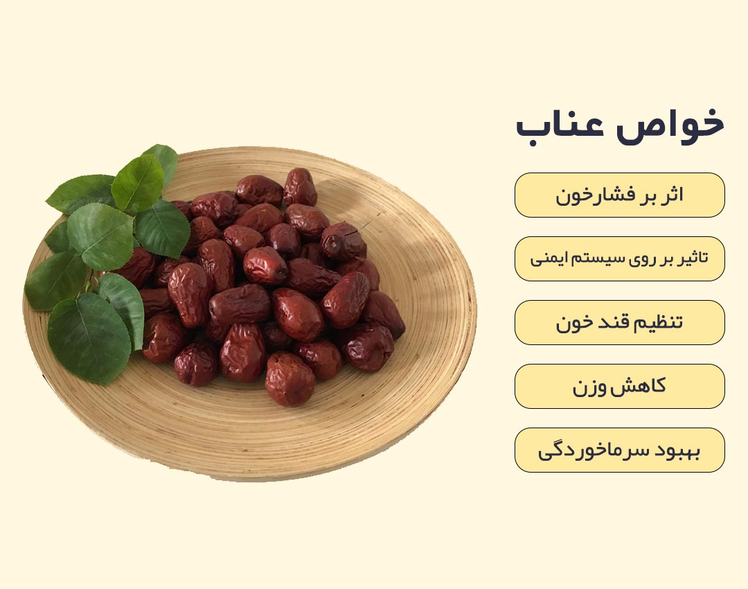 خواص عناب 